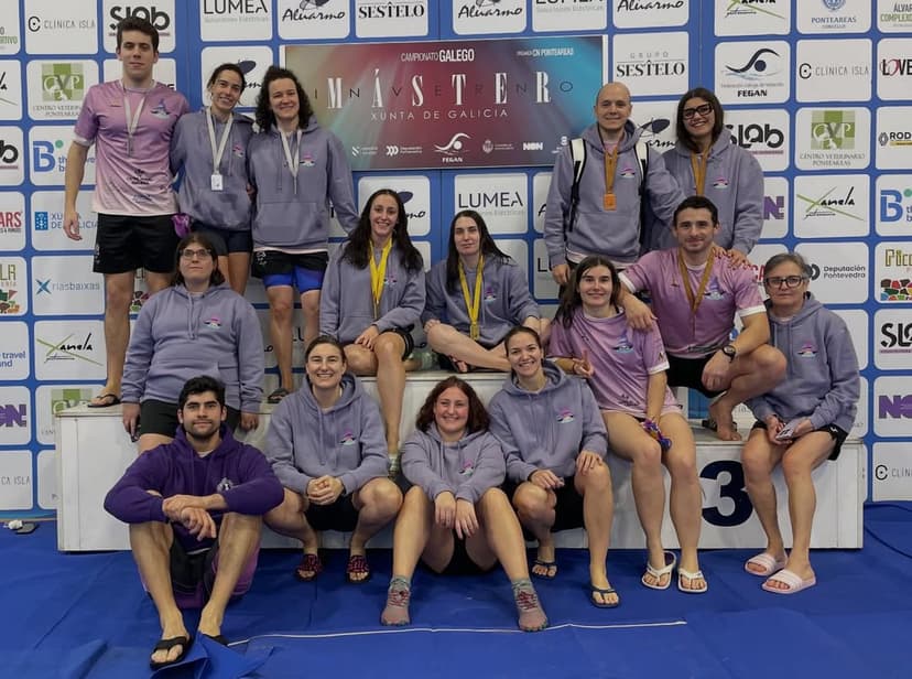 Gran actuación no Campionato Galego Máster de Inverno 2026