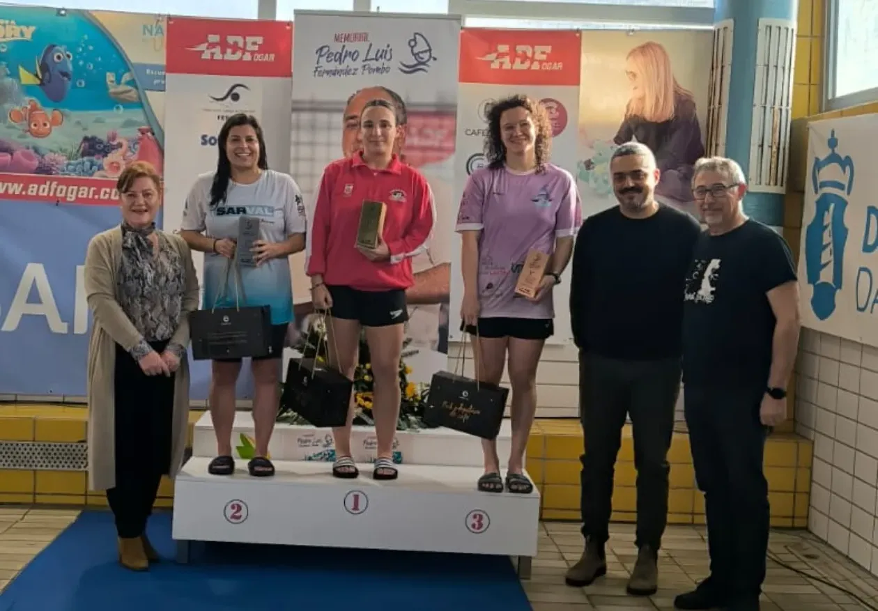 Podio trofeo memorial carballo